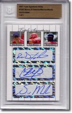 Ross DETWILER * Chris Marrero * Shairon Martis Rookie Autograph BGS Auto RC 1/1