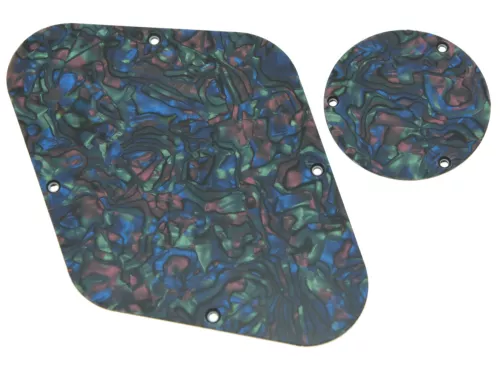 Abalone Pearl LP Rear Control Plate Switch Cavity Cover for Gibson Les Paul