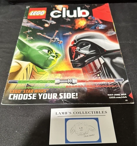 LEGO Club Magazine: May - Jun 2014 Star Wars Choose Your Side Yoda Vader cover