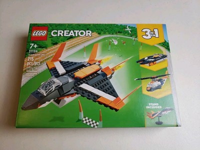 Lego Creator - 31126 -3 in 1 Supersonic Jet Plane 215 Pcs FACTORY SEALED
