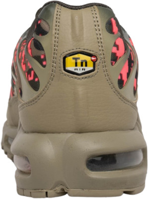 nike air max plus olive green and pink