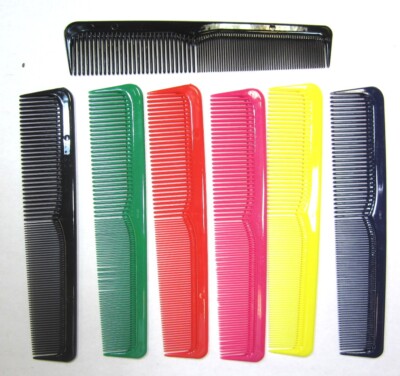 Choose Quantity--9 Inch Long Hair Combs, Professional Styling, ASST RANDOM COLOR