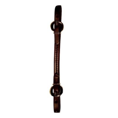 Berlin Custom Leather Dark Oil Buckle Curb Strap, Neuve, Cuir Foncé