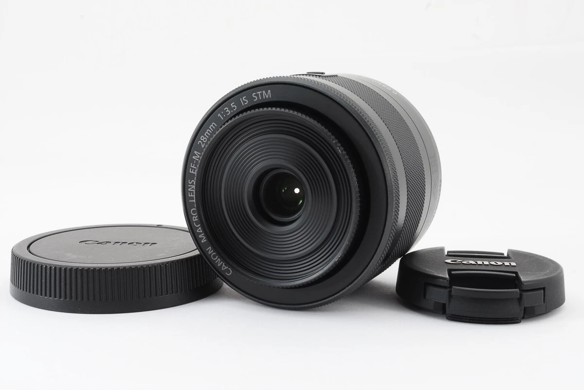 Canon EF-M28mm F3.5 macro IS STM Lens for Mirrorless Japan [Near