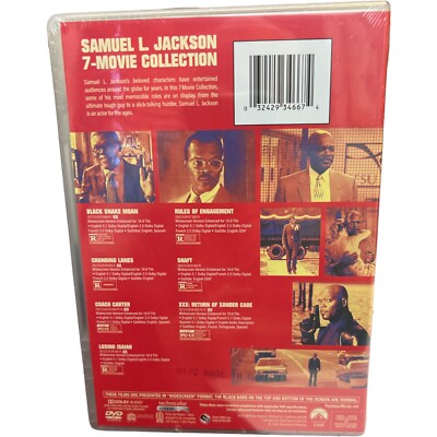 Samuel L Jackson 7-Movie Collection (DVD,2020) New Sealed Coach