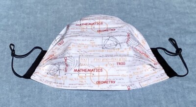 Fabric Face Mask, Mathematics | eBay
