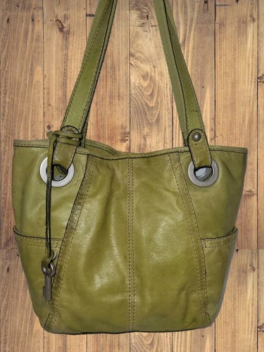 FOSSIL Lime GREEN HATHAWAY Leather 