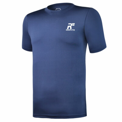 RunFlyte Men's Basics Short Sleeve Moisture Wicking T-Shirt Running Dry f1002