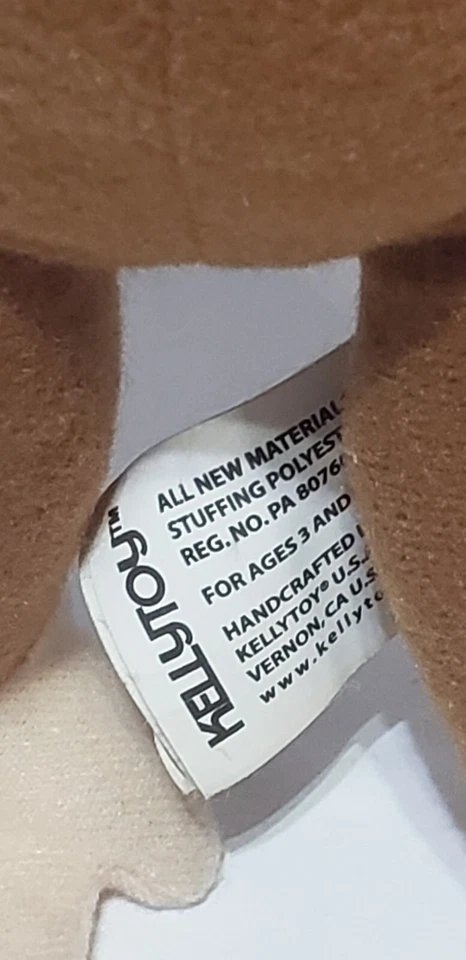 Mono de peluche Curious George con sombrero de Santa y bolsa animal de peluche 14" nuevo sin etiquetas Foto 2 de 4