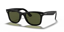 Ray-Ban Wayfarer Ease Polished Black/G-15 Green Polarized 50 mm Sunglasses