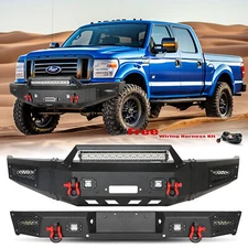 YEEGO For 2008-2009-2010 Ford F250 F350 Front or Rear Bumper w/LED Lights