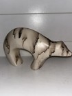 Native American Navajo Hand-Painted Indian Bear Ceramic Horse Hair Art Decor — photo 7