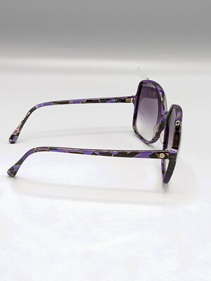 Vintage SANFORD HUTTON Sunglasses Women Oversize Colors In Optics Purple Eyewear VTG SANFORD HUTTON Sunglasses Women Oversize Colors In  main image 4