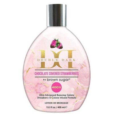 Brown Sugar Double Dark CHOCOLATE COVERED STRAWBERRIES 400X Tanning Lotion