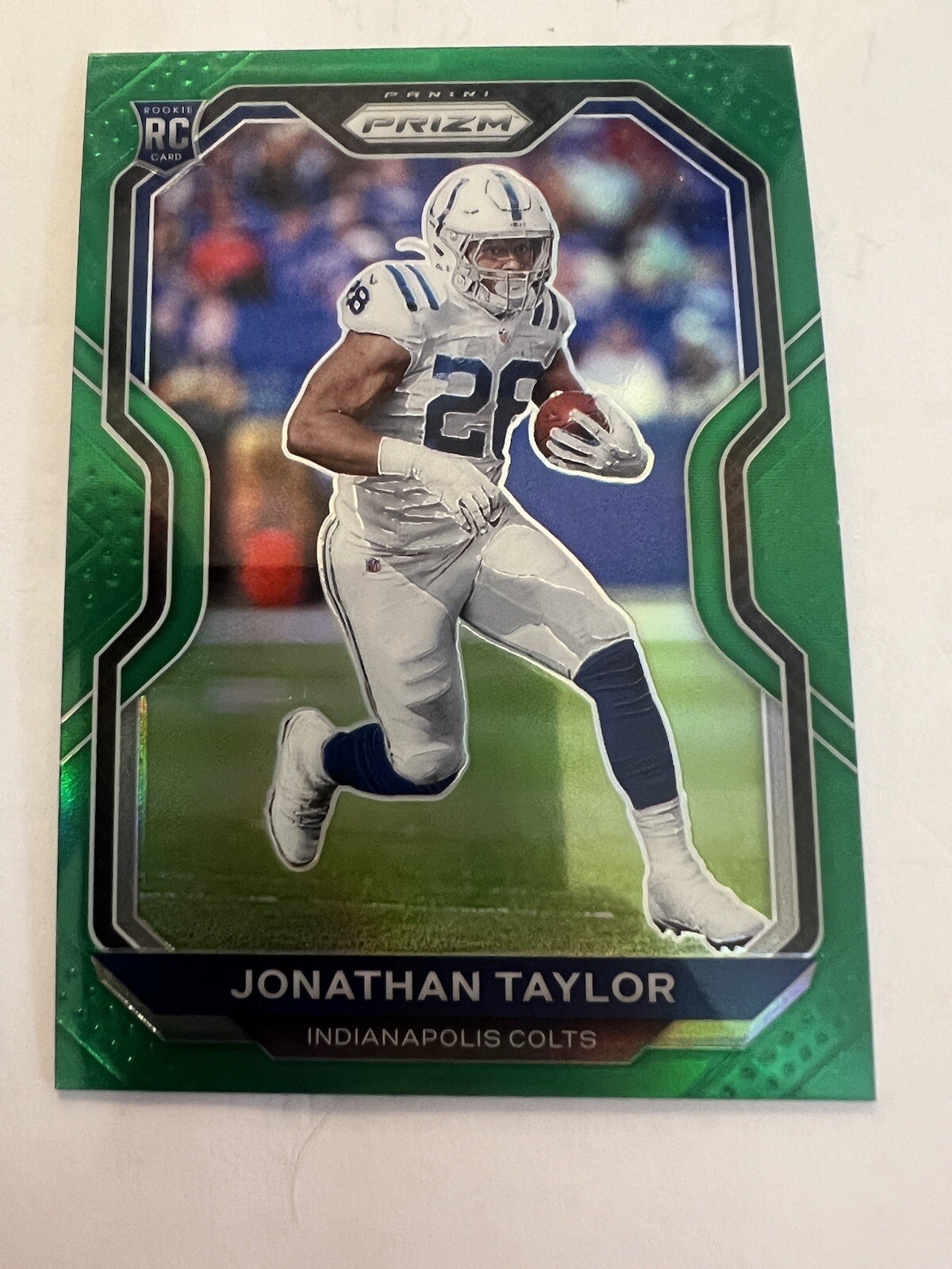 2020 Panini Prizm Rookie Green Prizm Jonathan Taylor #332 Rookie RC