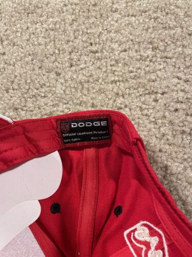 Vintage Dodge Motorsports Red Hat Official Dodge Product Mopar 90s Performance - Picture 7 of 10