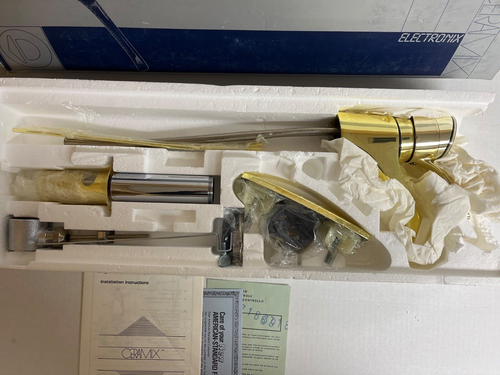 American Standard 2001.101 099 Polished Brass Ceramix Electronix Lavatory Faucet - Picture 2 of 5