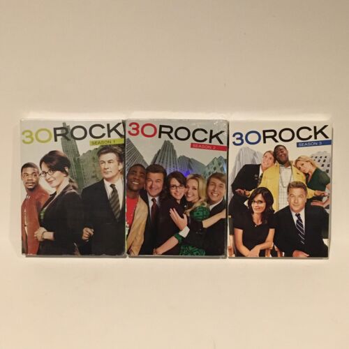 30 Rock: Sezon 1, 2, 3 DVD Partia Pierwsza, Druga, Trzecia NOWA Jeden, Dwa, Trzy Nowa - Zdjęcie 1 z 7
