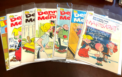 Dennis The Menace Comic Books Bronze Age 1972/78 Fawcett Lot Of 7 Mixed