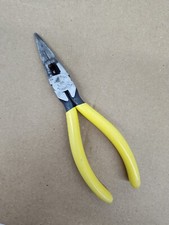 Vintage Crescent Tools 7" Cut Crush Strip Pliers No KS-21257-L1 Made in USA
