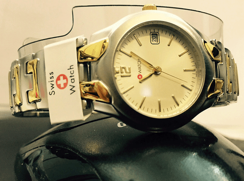 Elegante Damenuhr swiss made Edelstahl gut lesbar M-WATCH von MONDAINE 28 mm - Picture 2 of 3