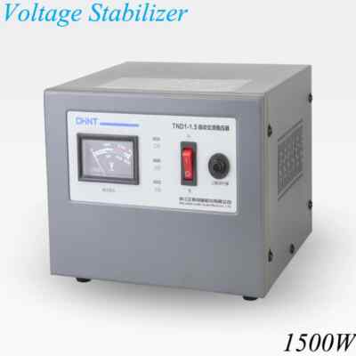 1500W Household Voltage Stabilizer with Input Voltage 160V-250V & Output 220V