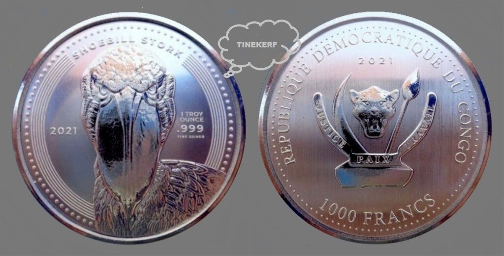 2021春夏新作】 レア☆限定125枚☆2021 コンゴ ハシビロコウ カラー