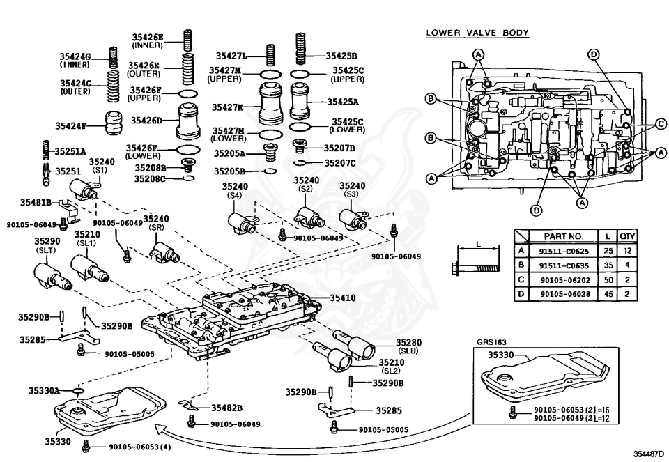 丰田 LEXUS 正品电磁阀 35240-50030 GS IS LS LX 红杉苔原 全新 — 第 2/4 张图片