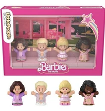 Fisher Price BARBIE THE MOVIE Little People Collector   2023 4 Figures  BRAND NE