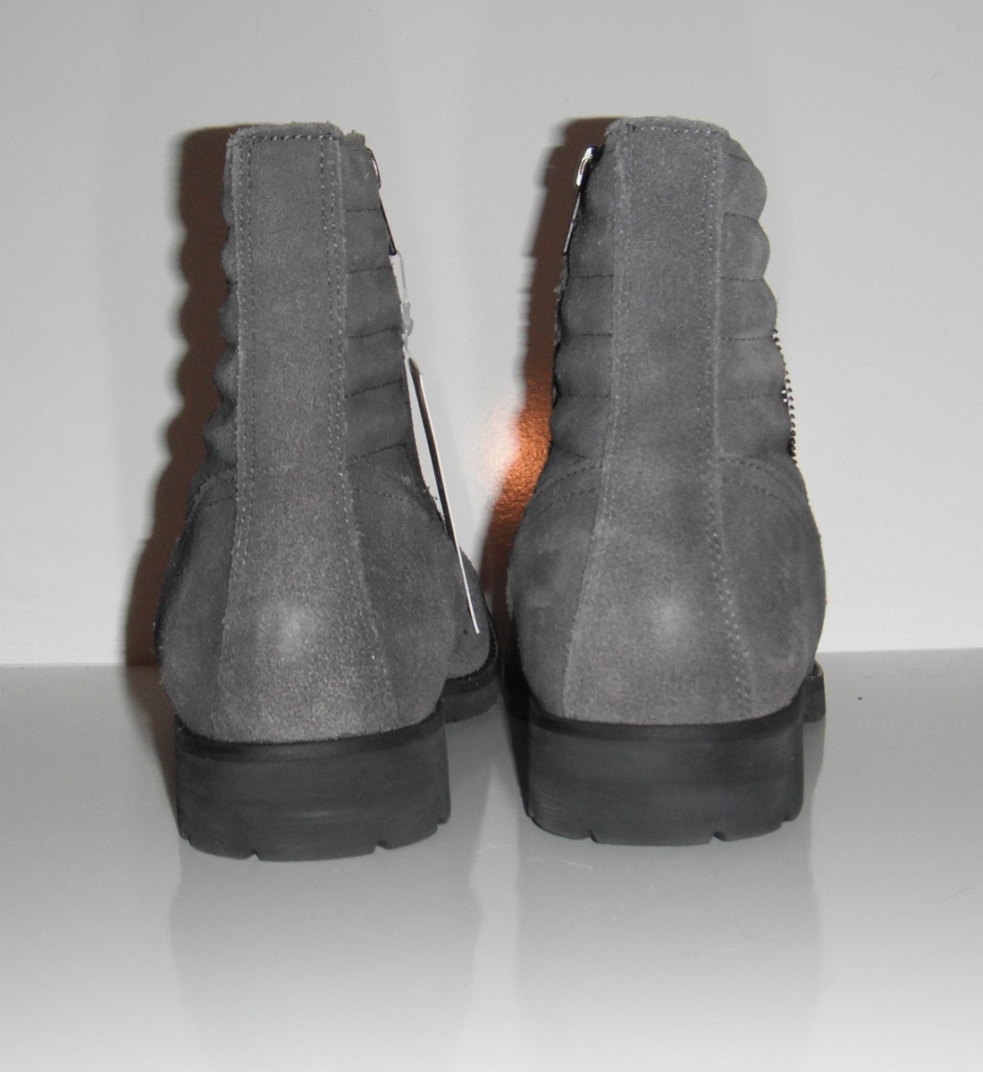 Marc New York Distressed Black Suede Ankle Boots $170 New Marc New York by Andrew Mark Hound Distressed Suede  main image 4