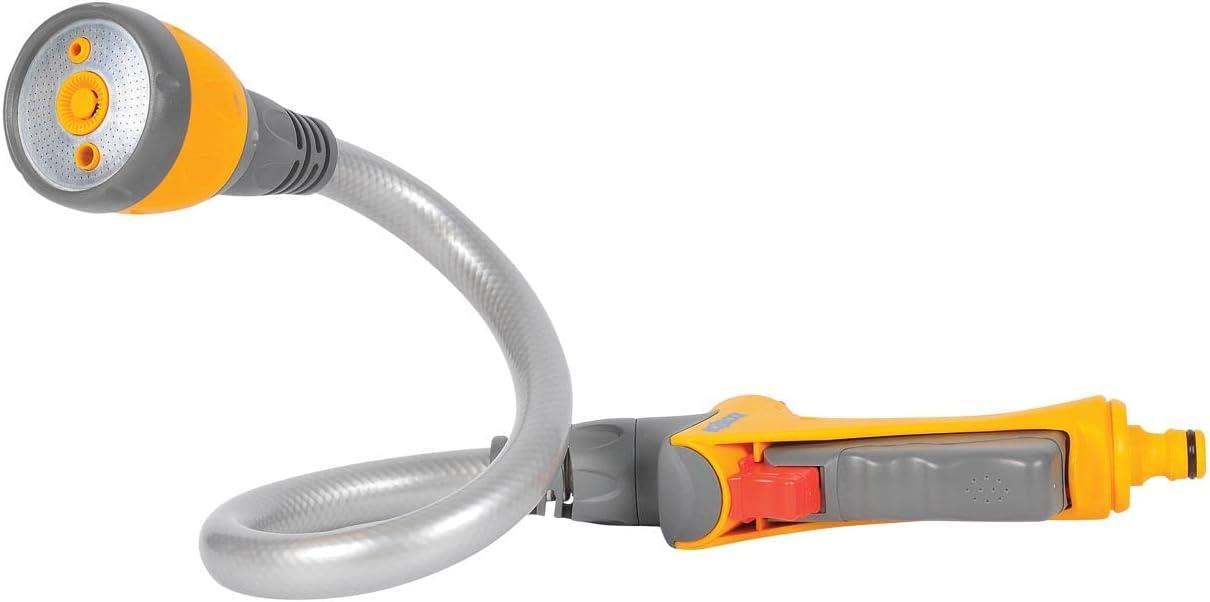 HOZELOCK Flexi Spray Gun Watering Long Reach Sprinkler Multi Purpose Lockable