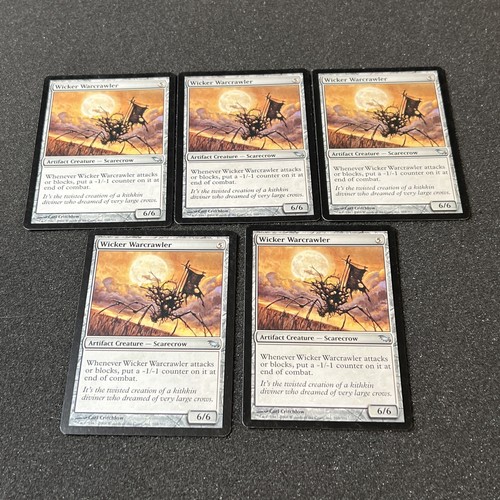 Wicker Warcrawler Magic The Gathering Mtg Artifact Shadowmoor Card 5