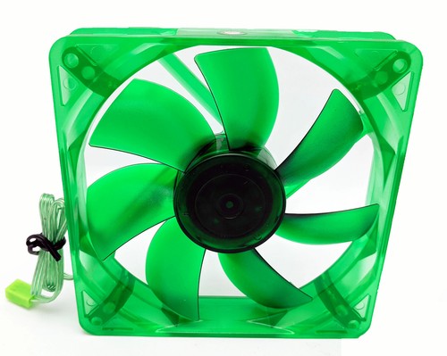 Evercool Ever Green Super Quiet 16dBA 120mm 3pin 12V PC Case Cooling Fans EGF-12 - Picture 5 of 11