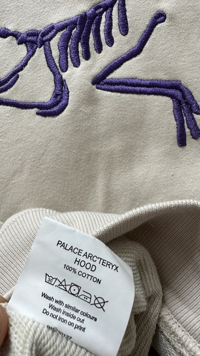 Arcteryx x Palace Hoodie Men's Medium M Beige Hoody Pocket Arcteryx x Palace Hoodie Men's Medium M Beige Hoody Pocket