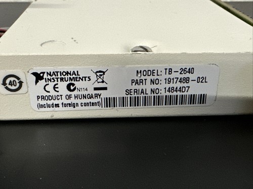 NI PXI Module Matrix Terminal Block TB 2640 - Picture 2 of 5