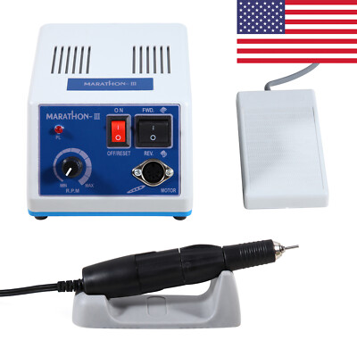 Dental Lab Marathon Electric Micromotor Polishing Unit / 35K rpm Motor Handpiece