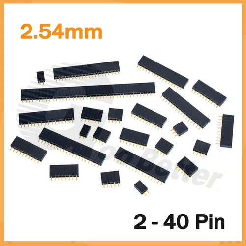 Buchsenleiste 2.54mm weiblich Pin Header Single Row for Arduinos Raspberry Pi