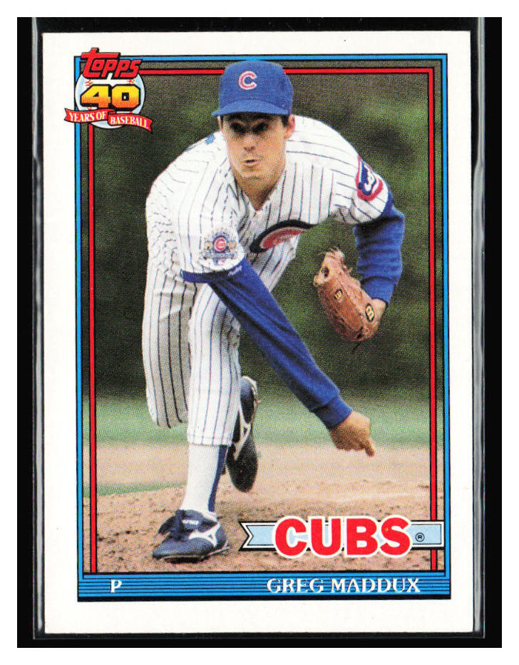 1991 Topps #35 Greg Maddux