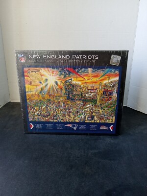 New England Patriots 500 Piece Puzzle Joe Journeyman, Official NFL Product 