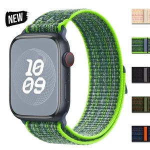 Nylon Band for Apple Watch Band Ultra 2 49mm 44mm 40mm 45mm 41mm 42mm 40mm Brace
