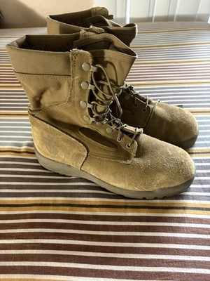 USMC Military stamp Desert Tan Rat Boot 8.5W