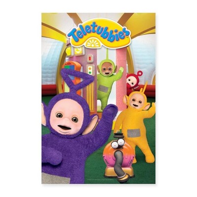 Teletubbies In Ihrem Haus Mit Staubsauger Noo-Noo Poster 40x60 cm, One size