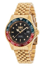 Invicta Pro Diver Quartz Black Dial Pepsi Bezel Men's Watch 36041