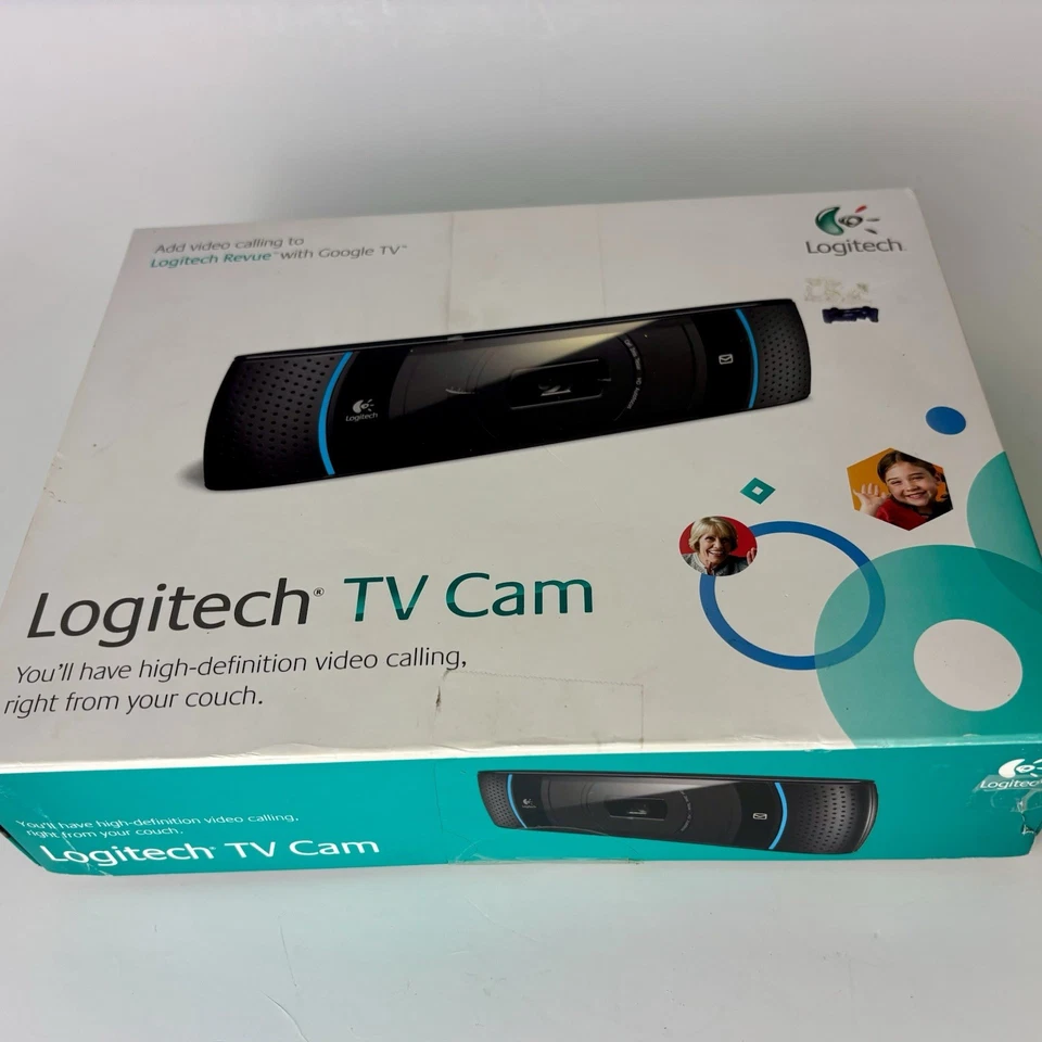 Logitech TV Cam HD 720p V-U0022 Usado Nunca Usado Negro Foto 2 de 4