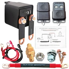 3/8" Side Post Remote Battery Disconnect Switch 12V Kill for... 