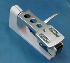 Nice! Silver Turntable Headshell with Audio Technica AT5500ex Cartridge & Stylus