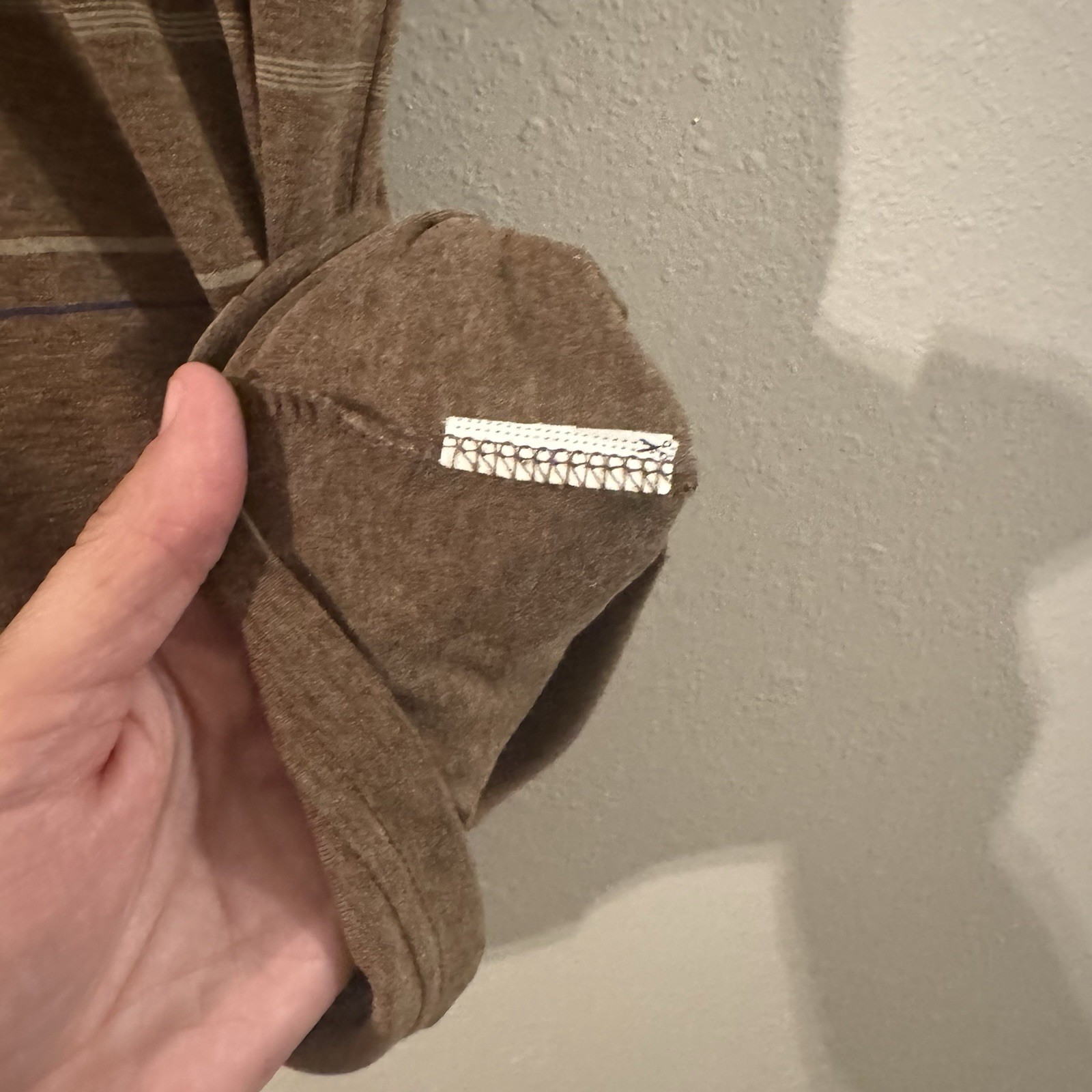 Fishbone The Original Polo  Golf Collared Brown Short Sleeve No tag Small/medium