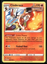 Cinderace Holo Rare SWSH06: Chilling Reign 028/198 NM