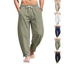 Men Casual Sports Pants Workout Baggy Sweatpant Cargo Trousers