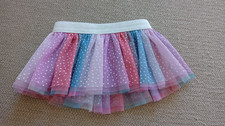 BABW Build a Bear Clothes Pink Blue Speckled Polka Dot Tutu Tulle Skirt Outfit
